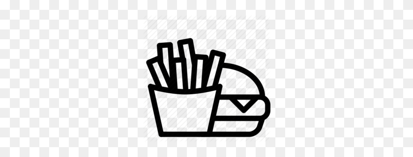 260x260 Download Burger And Fries Icon Clipart Hamburger French Fries Clip Art - Fries Clip Art