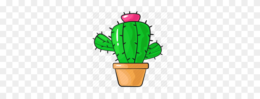 260x260 Descargar Cactus De Dibujos Animados Png Clipart Cactus Clipart - Suculentas Clipart