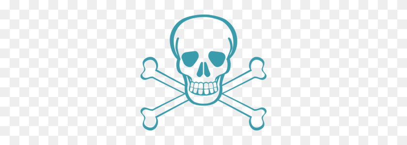 260x239 Descargar Calabera Piratas Png Clipart Calavera Jolly Roger Pirate - Papel Picado Clipart