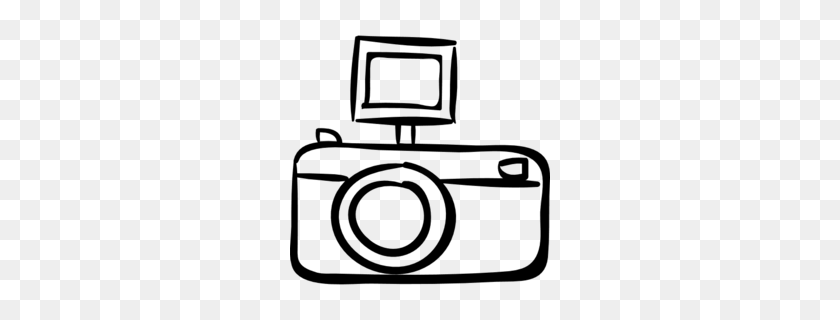 260x260 Download Camera Hand Draw Png Clipart Clip Art Camera, Drawing - Pictures Of Cameras Clipart