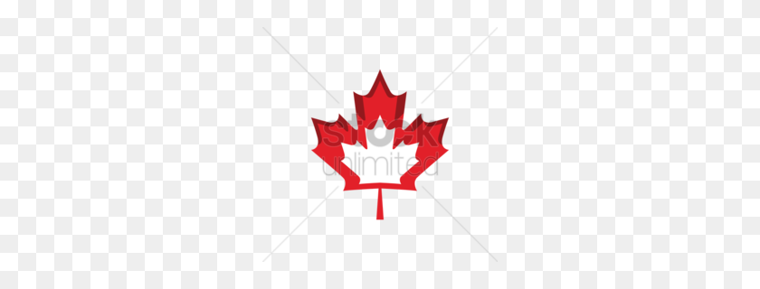 260x260 Download Canadian English Clipart Flag Of Canada Maple Leaf - Canada Flag PNG