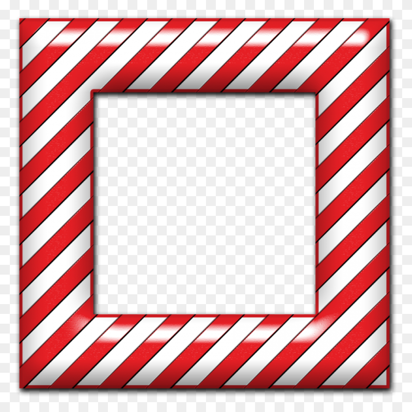 900x900 Download Candy Cane Heart Png Frame Clipart Candy Cane Clip Art - Red Square Clipart