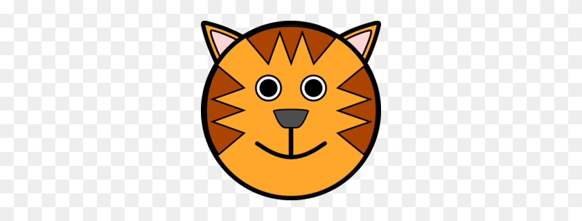 260x260 Download Cartoon Animal Faces Clipart Cat Clipart Cat, Lion - Cartoon Faces Clipart