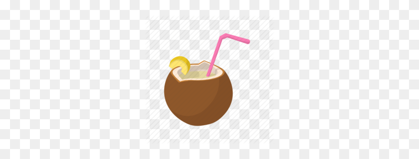 260x260 Download Cartoon Coconut Drink Clipart Coconut Water Cocktail Clip Art - To Drink Clipart
