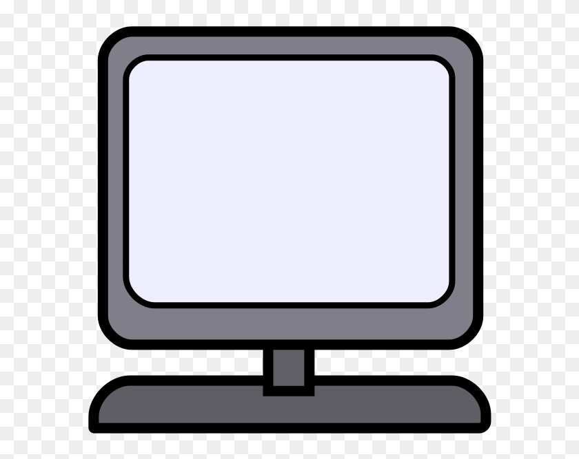 600x607 Download Cartoon Computer Transparent Clipart Laptop Computer - Laptop Clipart PNG