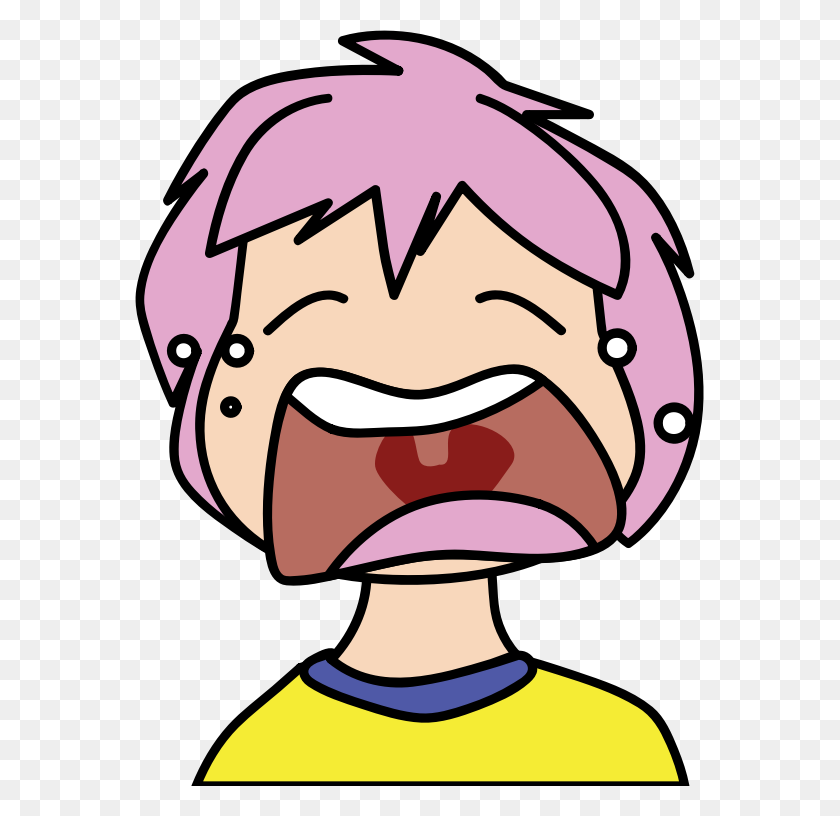569x756 Download Cartoon Crying Face Png Clipart Clip Art Nose, Mouth - Smile Mouth Clipart