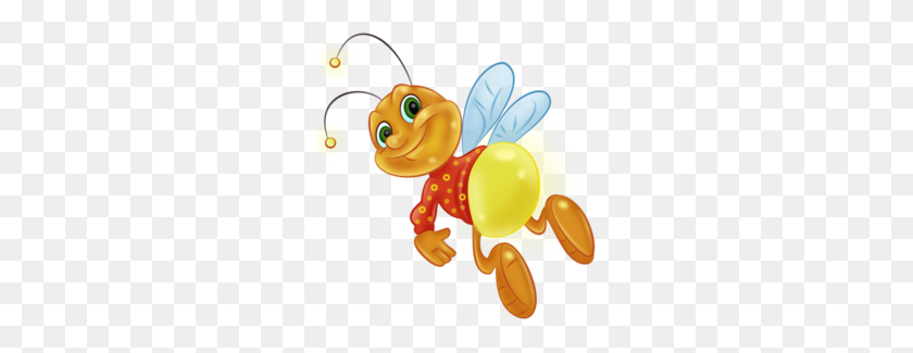 260x265 Download Cartoon Fireflies Clipart Cartoon Clip Art Firefly, Bee - Donkey Face Clipart