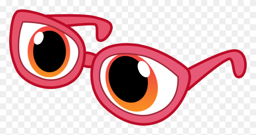 900x444 Download Cartoon Glasses With Eyes Clipart Glasses Cartoon Clip - Sunglasses Clipart