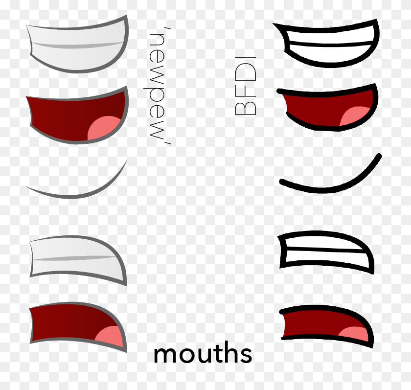 735x737 Download Cartoon Mouths Smile Clipart Smile Mouth Clip Art - Smile Mouth Clipart