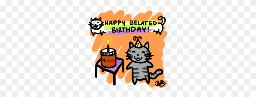 260x260 Download Cat Clipart Bengal Cat Kitten Clip Art Kitten, Cat - Cat Birthday Clipart