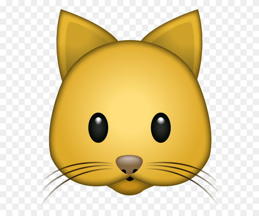 592x640 Download Cat Emoji Image In Png Emoji Island - Cat PNG