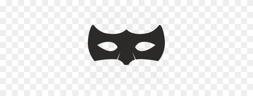 260x260 Download Cat Mask Png Clipart Batman Catwoman Clip Art - Masquerade Clipart
