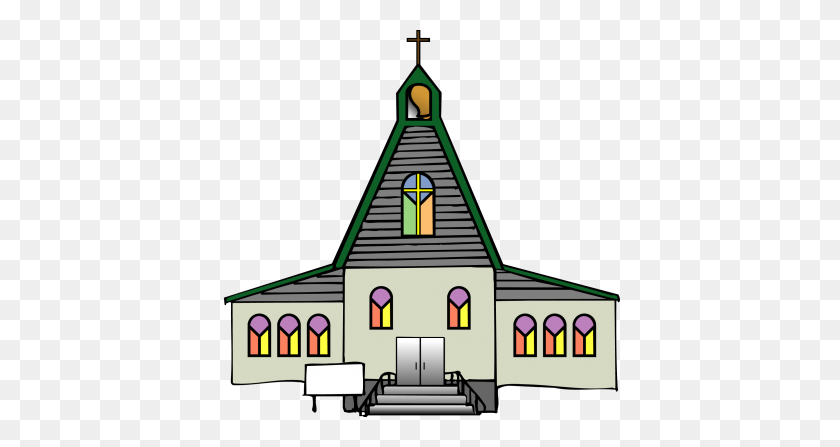 400x387 Download Cathedral Free Png Transparent Image And Clipart - Church Building Clipart