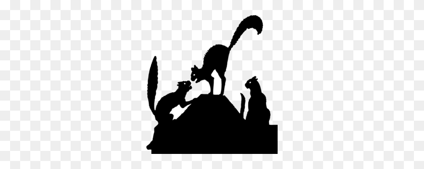 260x276 Descargar Cats Fighting Silhouette Clipart Cat Clipart - Dinosaur Silhouette Clipart