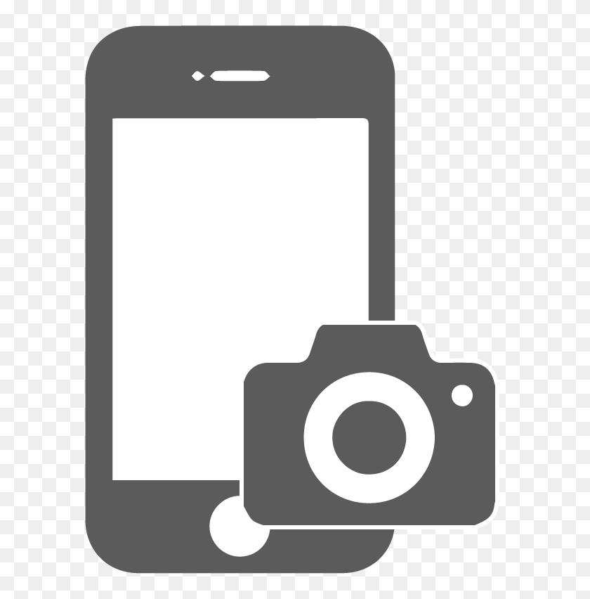 612x792 Скачать Картинку Камеры Сотового Телефона Камеры Телефона Картинки - Черно-Белый Клипарт Камеры