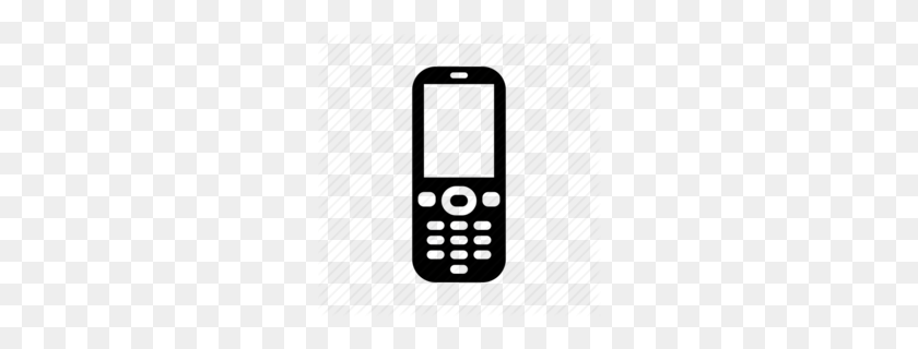 260x260 Download Cell Phone Icon Transparent Clipart Computer Icons Clip Art - Transparent Computer Clipart