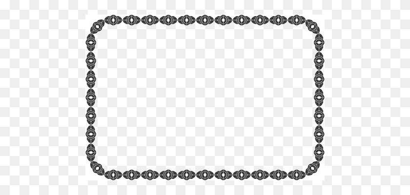 490x340 Download Chain Clipart Clip Art Necklace, Rectangle, Circle - Chain Clipart