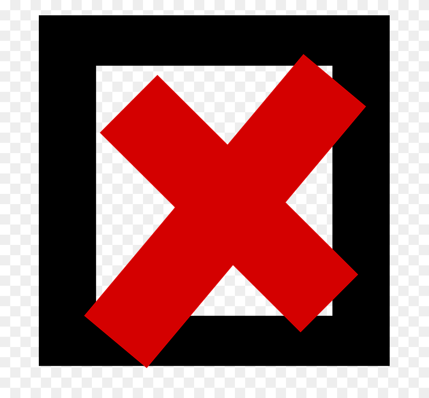 687x720 Download Check Box Cross Clipart Check Mark Checkbox Clip Art - The Cross Clipart