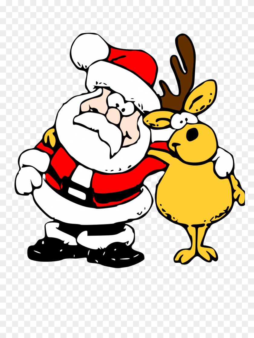 817x1108 Download Christmas Free Clip Art Clipart Santa Claus Christmas - Halloween Owl Clipart