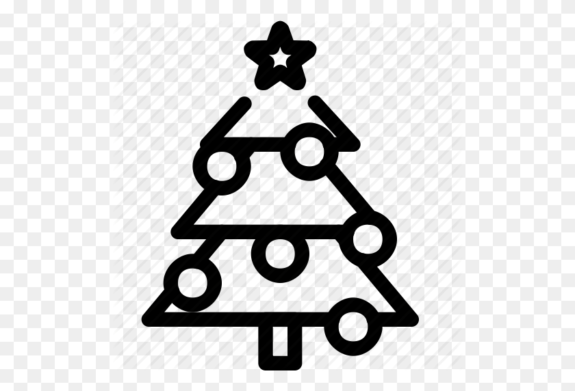512x512 Descargar Imágenes Prediseñadas De Árbol De Navidad Árbol De Navidad El Día De Navidad - Silueta De Árbol Imágenes Prediseñadas