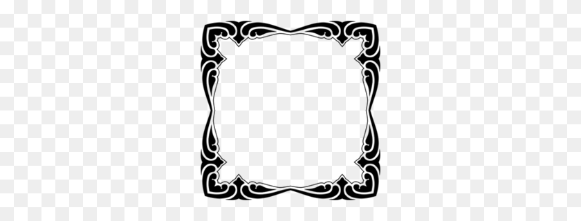 260x260 Download Circle Frame Clipart Decorative Borders Clip Art - White Frame Clipart