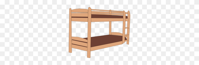 260x218 Download Clip Art Bunk Bed Clipart Bedside Tables Borders - Pool Table Clipart