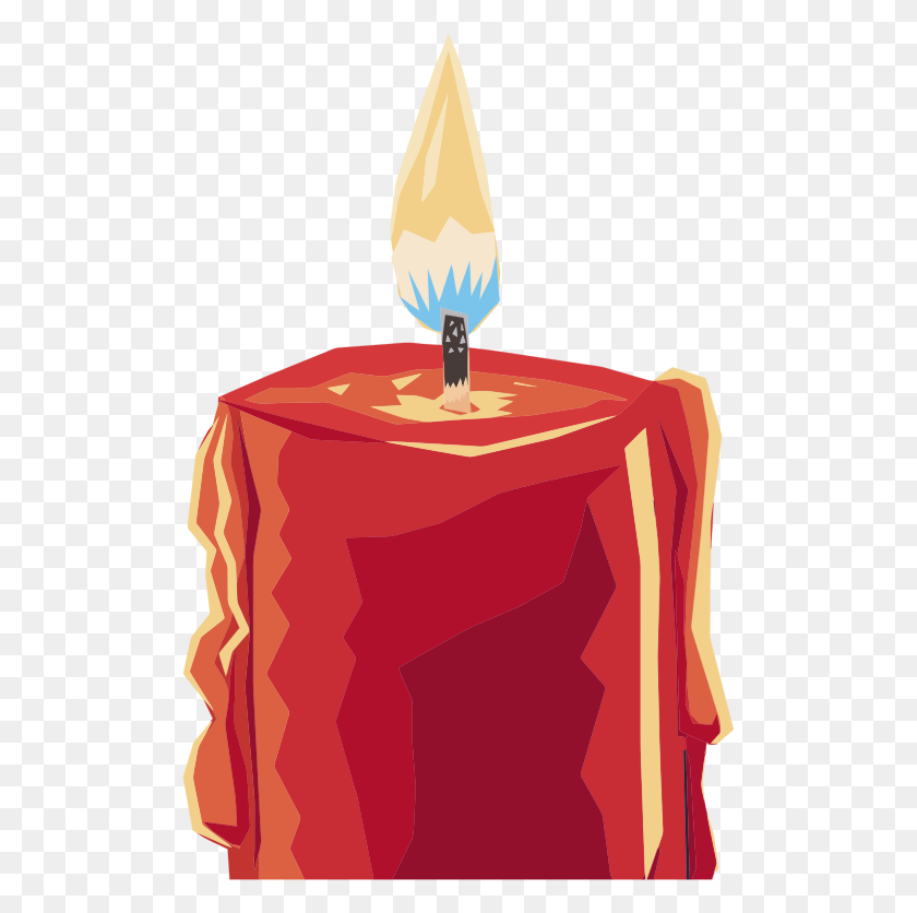 506x776 Download Clip Art Clipart Candle Clip Art Illustration, Candle - Tablecloth Clipart