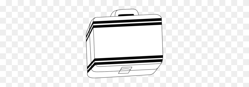 260x234 Download Clip Art Of Lunch Kit Black And White Clipart Lunchbox - Meal Clipart