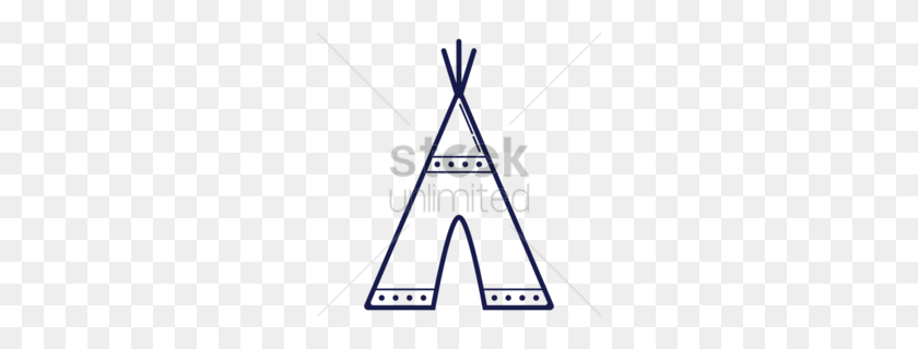 260x260 Download Clipart Tipi Clipart Tipi Clipart Triangle Clipart - Indian Teepee Clipart