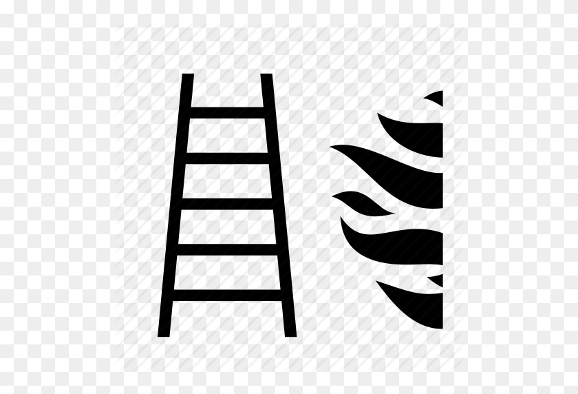 512x512 Download Clipart Ladder Illustration, Ladder - Ladder Clipart Black And White