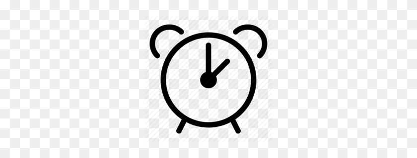 260x260 Download Clock Outline Clipart Alarm Clocks Clip Art Circle - Clock Clipart PNG