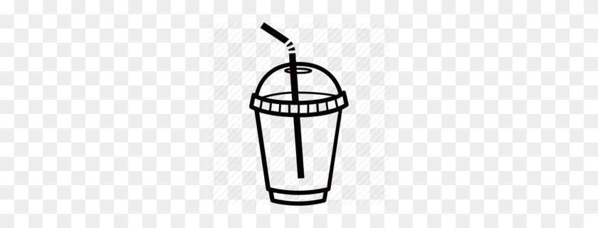 260x260 Descargar Coffee Clipart Plastic Cup Drink Cup, Drawing, Line - Plastic Clipart