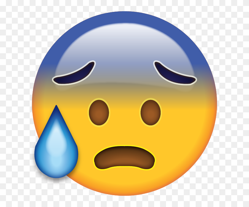 640x640 Descargar El Sudor Frío Emoji Icono De La Isla De Emoji - Sudor Png