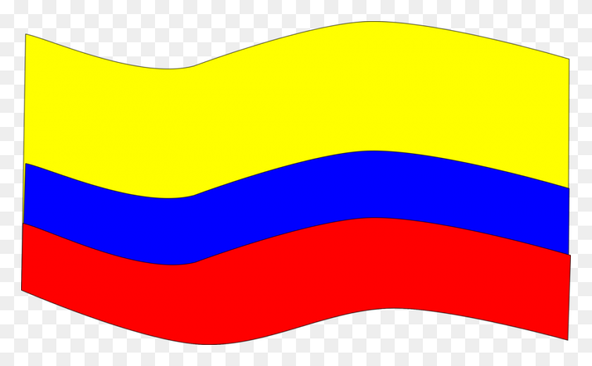 900x530 Download Colombian Flag Clipart Flag Of Colombia Clip Art - Brazil Flag Clipart