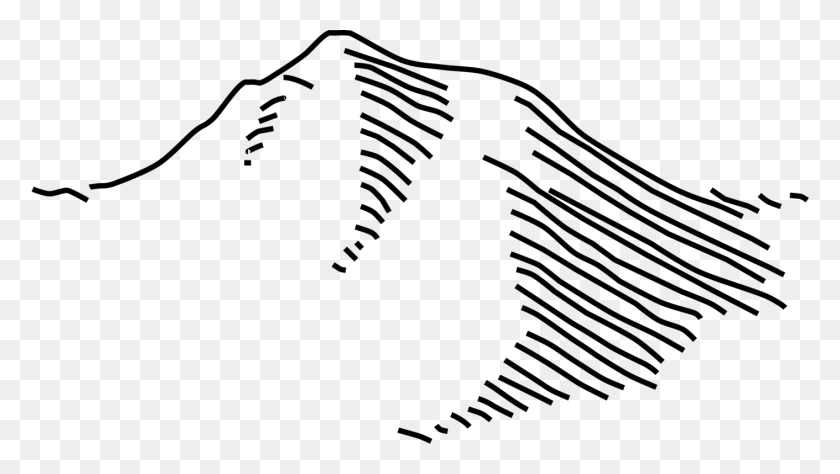 1410x750 Descargar Iconos De Equipo Arte De Dibujo De La Montaña - Montaña De Imágenes Prediseñadas En Blanco Y Negro