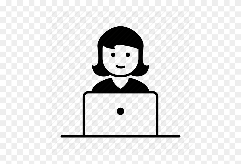 512x512 Download Computer User Character Clipart Computer Icons Laptop - Computer User Clipart