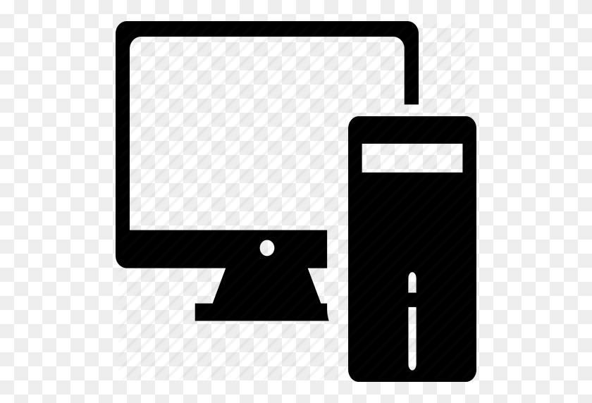 512x512 Download Computer With Cpu Icon Clipart Computer Icons Desktop - Workstation Clipart