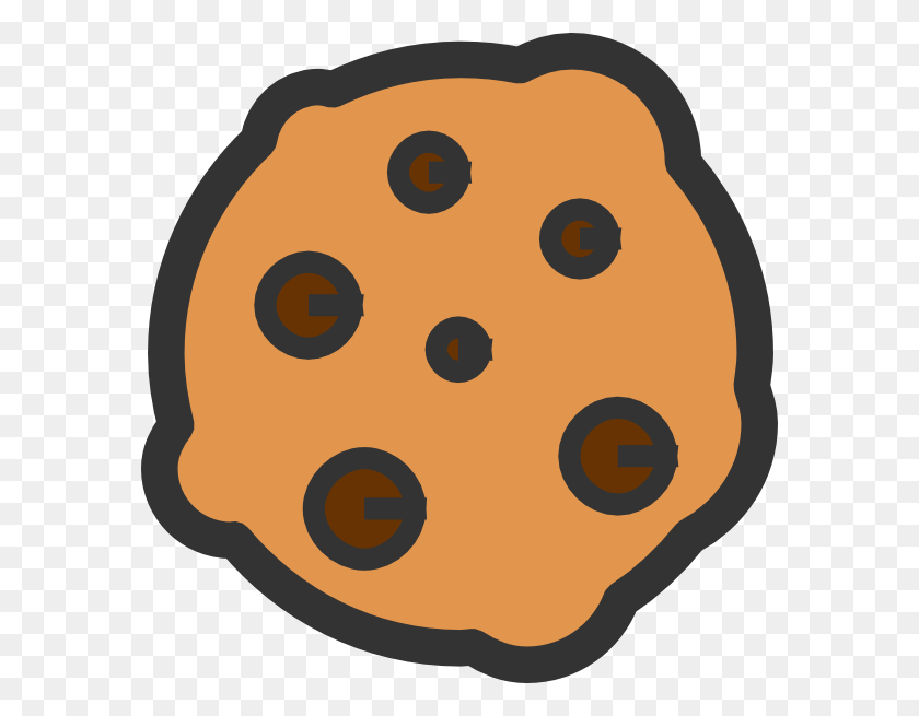 582x595 Скачать Cookie Clipart - Cookie Png
