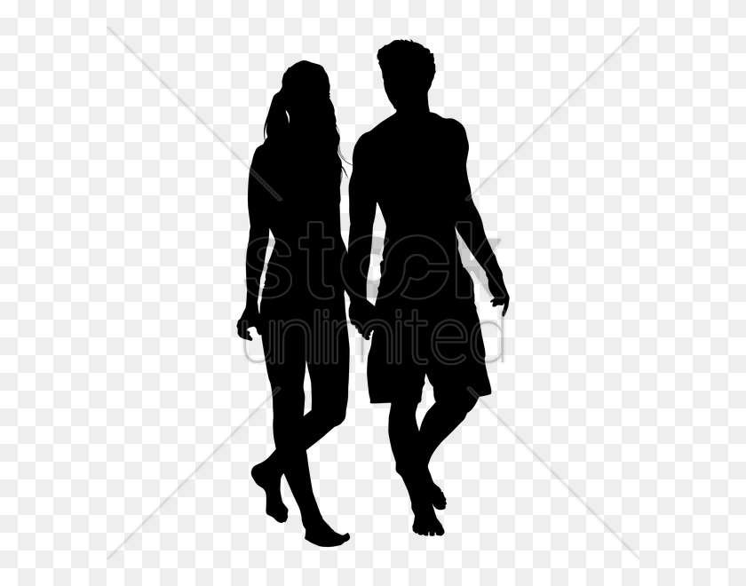 600x600 Download Couple Walking Silhouette Clipart Silhouette Clip Art - Walking Silhouette PNG