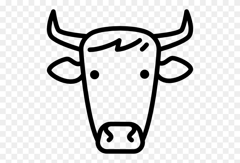 512x512 Download Cow Head Png Clipart Beef Cattle Clip Art Clipart Free - Vaca Clipart