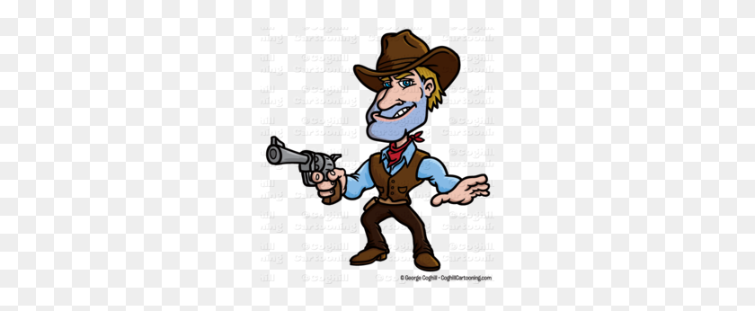 260x286 Download Cowboy Cartoon Transparent Clipart Cowboy Clip Art Hat - Army Boots Clipart