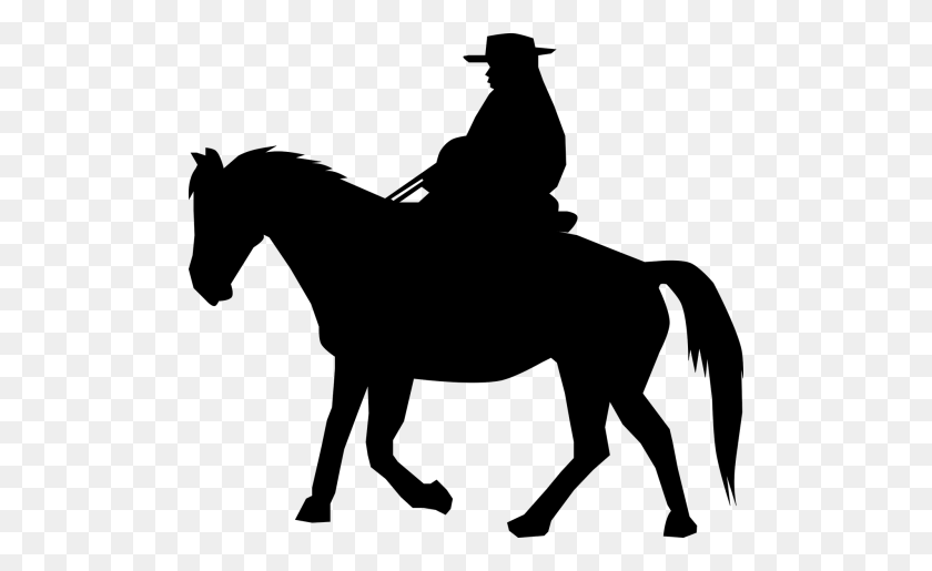 500x455 Download Cowboy Png Clipart Cowboy Clip Art Horse, Equestrian - Stallion Clipart
