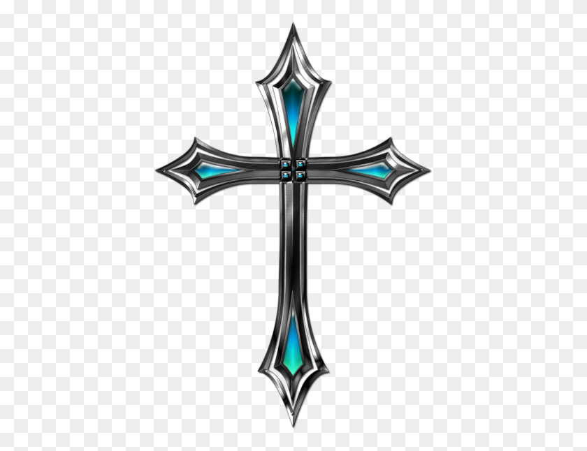 400x586 Download Cross Tattoos Free Png Transparent Image And Clipart - Cross Transparent PNG