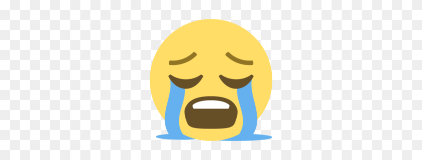 260x260 Скачать Плачущий Emoji Клипарт Лицо Со Слезами Радости Emoji Плач - Плачущий Клипарт