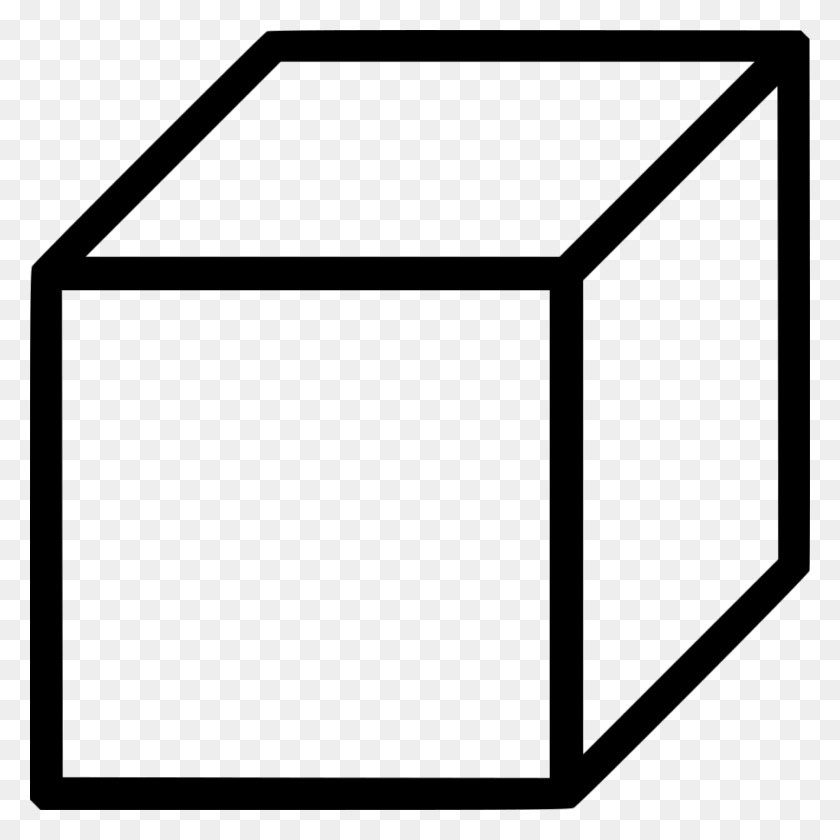 900x900 Download Cube Shape Clipart Cube Shape Clip Art Cube, Shape - Pineapple Clipart Black And White