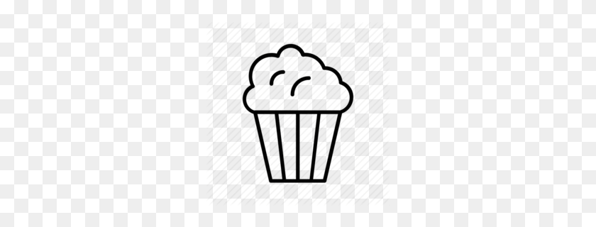 260x260 Download Cupcake Clipart Cupcake Bakery Cupcake, Bakery, Dessert - Cupcake Clipart Black And White
