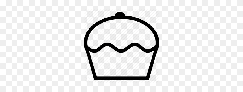 260x260 Descargar Cupcake Outline Clipart Cupcake American Muffins Clipart - Clipart Muffin