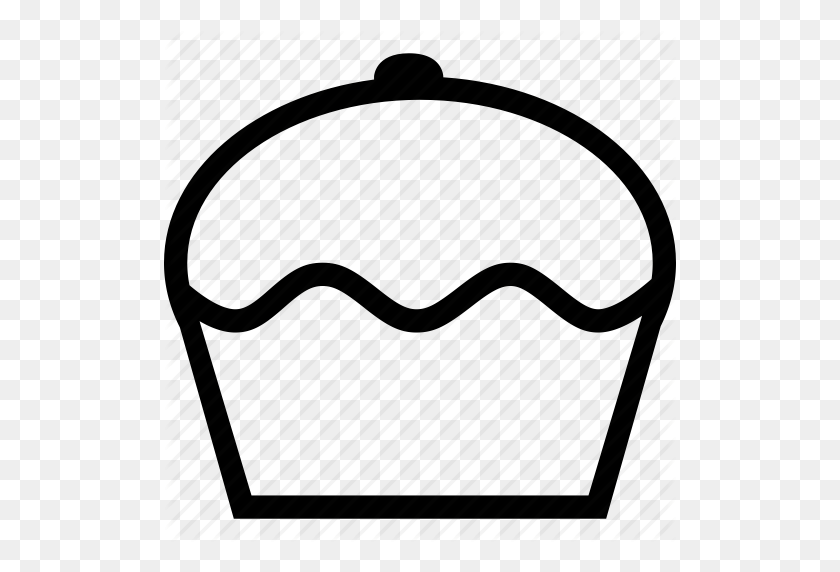 512x512 Descargar Cupcake Outline Clipart Cupcake American Muffins Clipart - Muffin Clipart Gratis