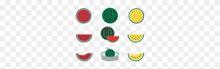 260x207 Download Custom Watermelon Sticker Clipart Watermelon Clip Art - Zucchini Clipart
