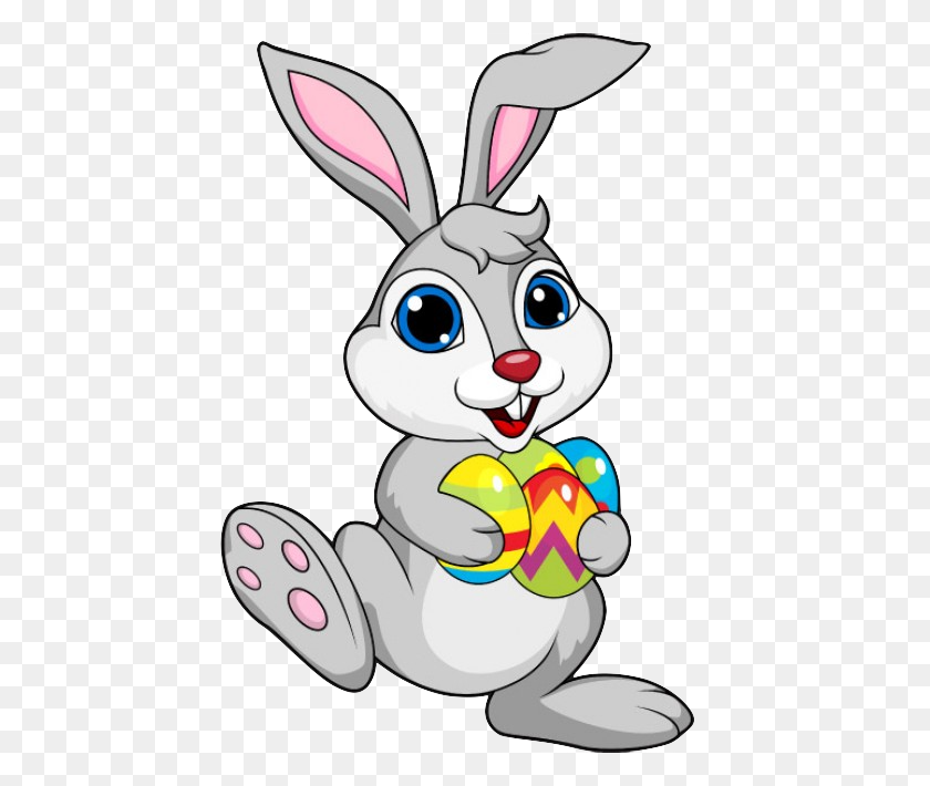 544x650 Download Cute Cartoon Easter Bunny Clipart Easter Bunny Clip Art - Easter Clipart Free Download